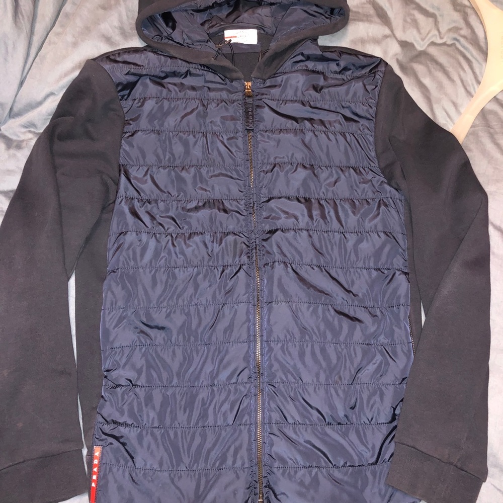 Prada zip up jacket